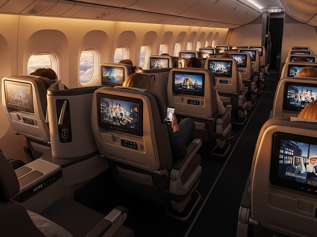 Релакс-видео для комфортного полета